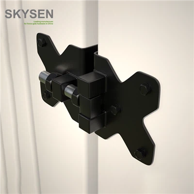 Vinylgjerdeporten henger sammen hvit